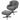 Armchair with adjustable footstool, 360° swivel, chenille upholstery, thick padding, gray