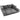 4-in-1 sofa bed, pull-out sleeper function, folding sofa with cushion, 2-seater, grey
