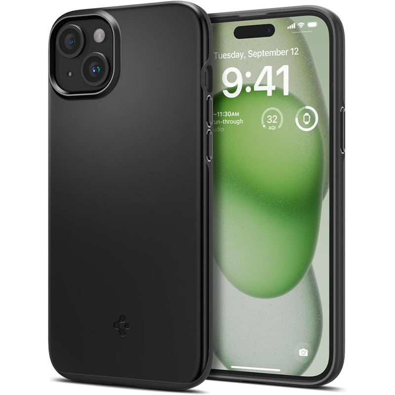 Spigen Thin Fit - case for iPhone 15 Plus (black)
