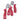 Umbro - Hand grip strengthener 15 kg 2 pcs (Red)