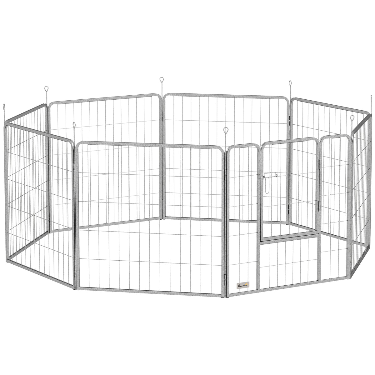 Pet enclosure, dog fence, pet playground, flexibly adjustable, stainless steel