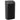 48 L sensor trash can for kitchen or office, automatic closing function, stainless steel, black
