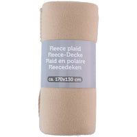 Fleece blanket 170x130 (beige)