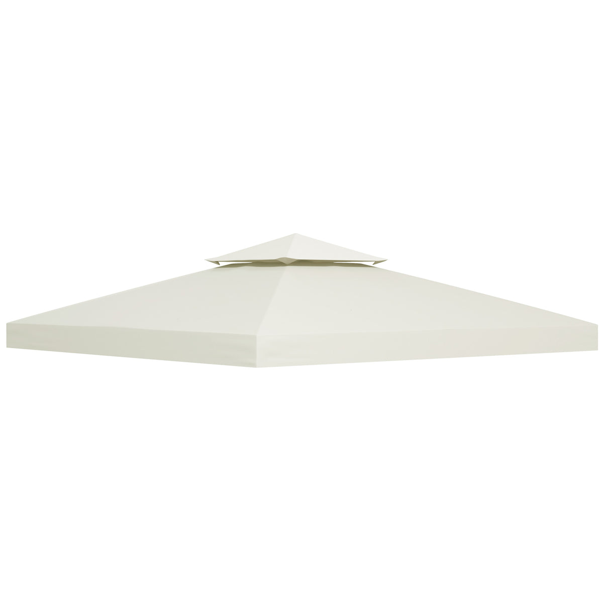 Replacement roof for 3 x 3 m gazebo, waterproof gazebo roof with double roof and drainage holes, replacement