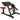 Curl bench & triceps extension, 5 seat adjustments, 25 angles, steel & synthetic leather, black