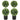 Set of 2 artificial plants, UV-resistant faux plant in flower pot, 70 cm indoor plant for living room, garden