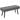 Upholstered bench with corduroy cover, bedroom bench with metal legs, shoe bench 100 x 36 x 45 cm grey