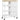 Farmhouse Style Kitchen Cart Kitchen Island Kitchen Trolley with 3 Drawers, White