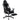 Gaming chair with massage and heated lumbar pillow, ergonomic, linen look, 3D armrests, headrest, black
