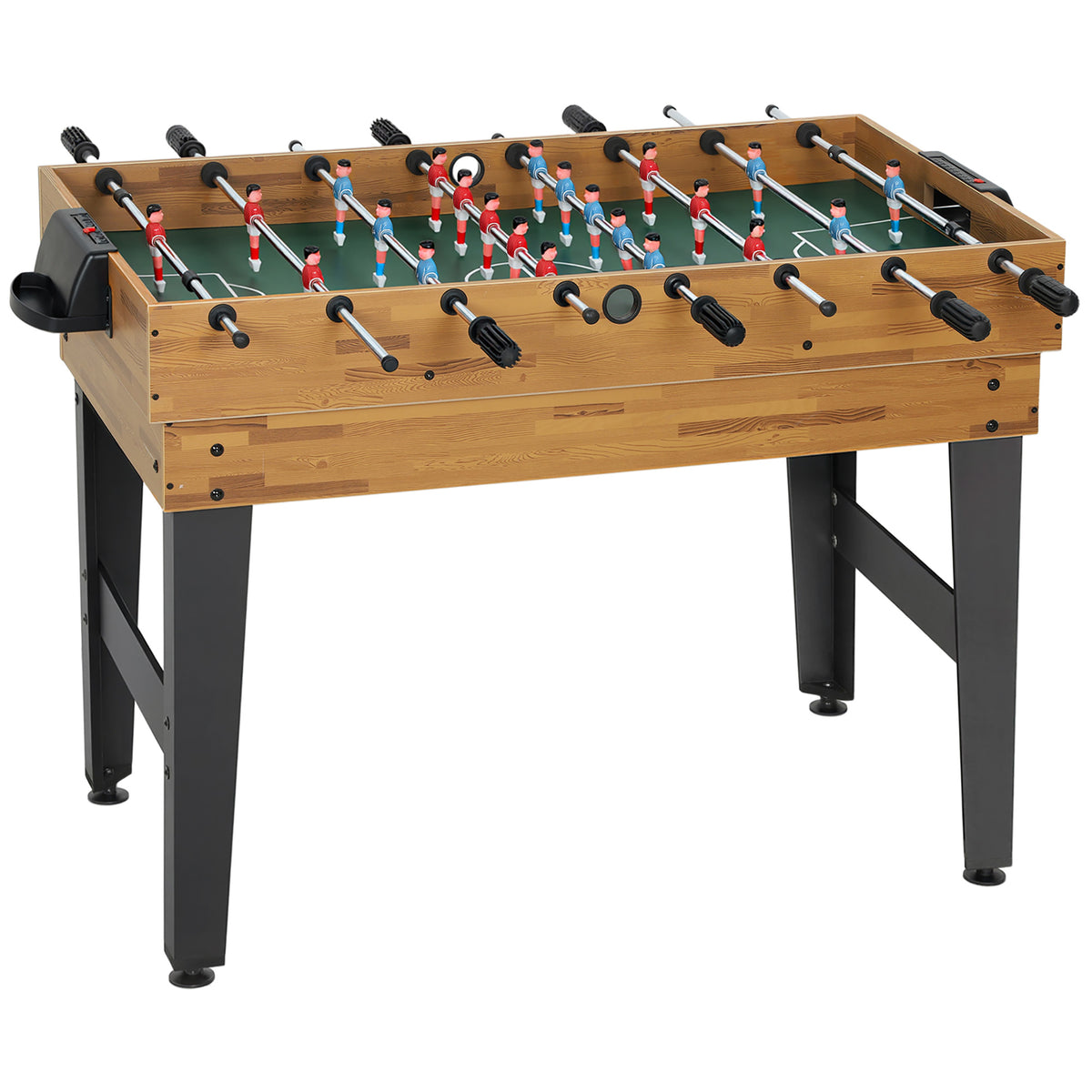 13-in-1 games table, foosball, chess, billiards, table tennis and more, MDF, plastic, walnut