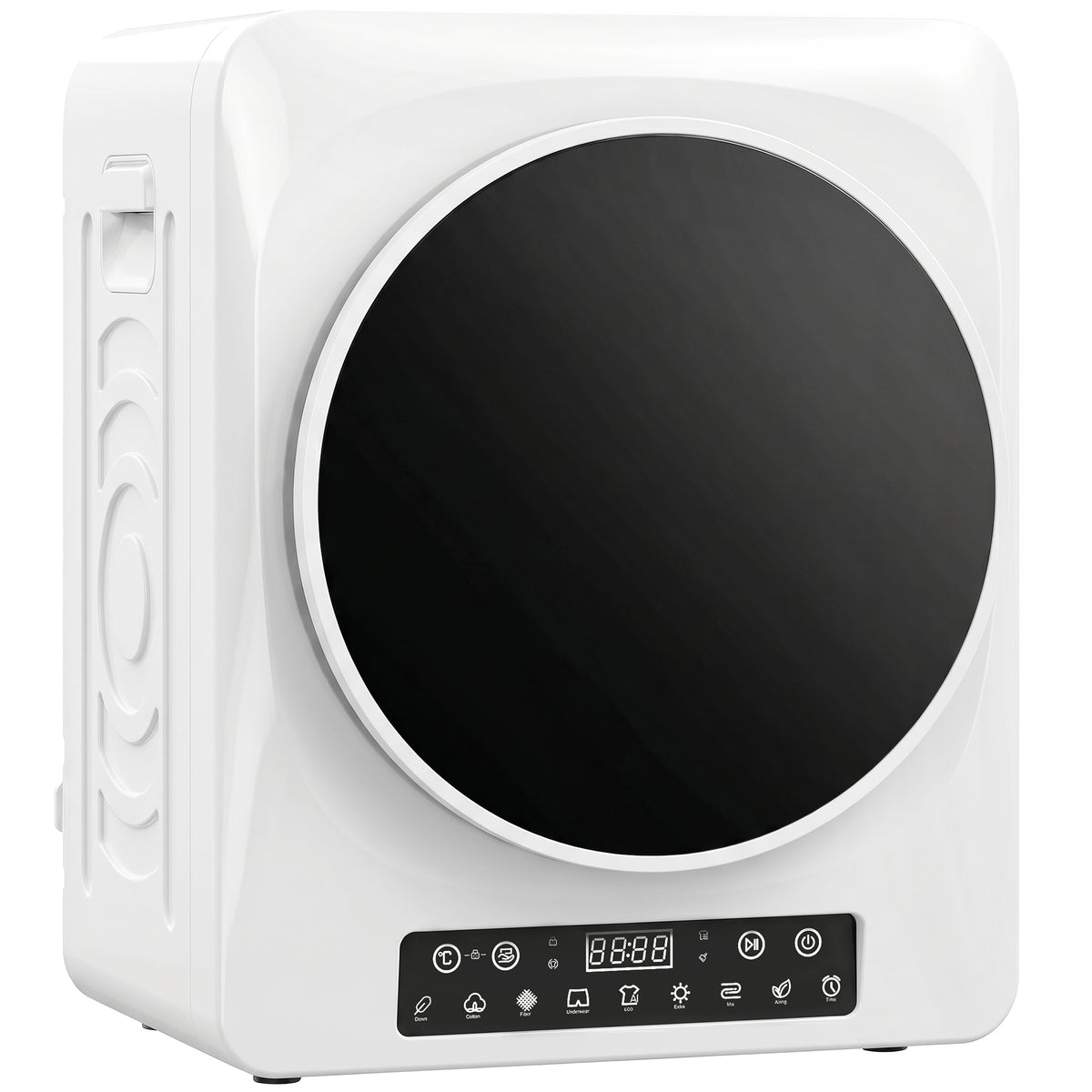1000W Compact Vented Tumble Dryer with Extra-Dry & ECO Modes, Timer and Temperature Settings, White