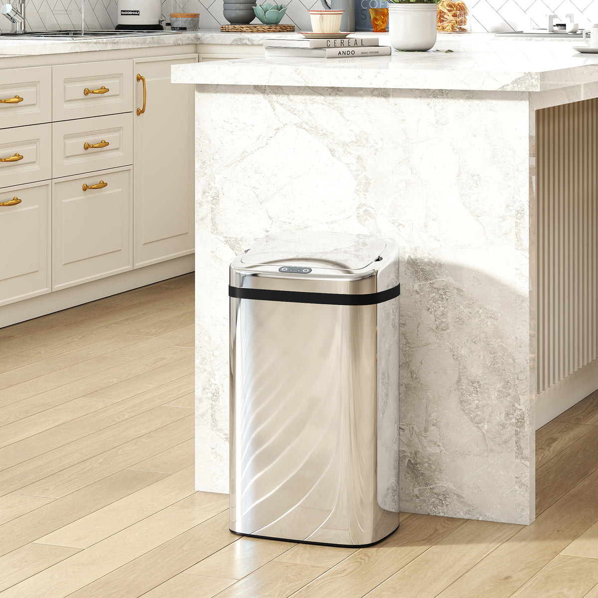 30L sensor trash can, automatic trash can with motion sensor for office, bedroom (2)