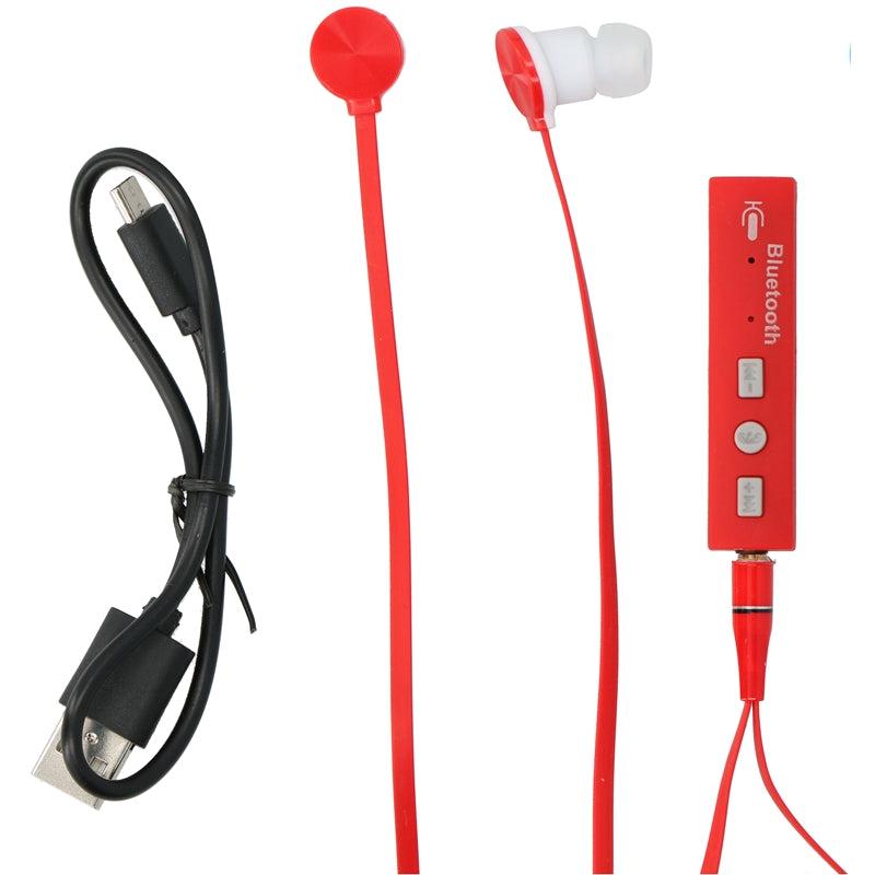 Grundig - In-ear headphones with Bluetooth adapter (red) (2)