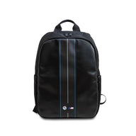 BMW Carbon Blue Stripes - Backpack for 16" laptop (black)