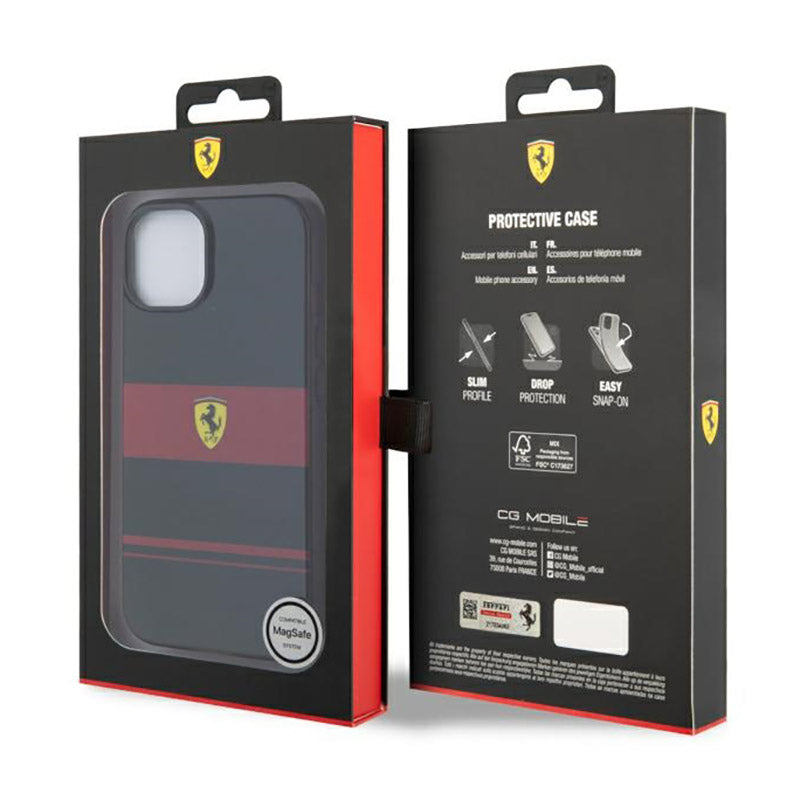 Ferrari Combi MagSafe - case for iPhone 14 (Black) (8)