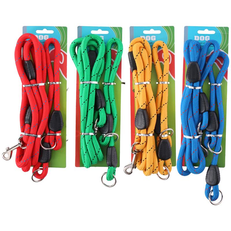 Leash 150 cm + collar 45 cm (blue) (2)