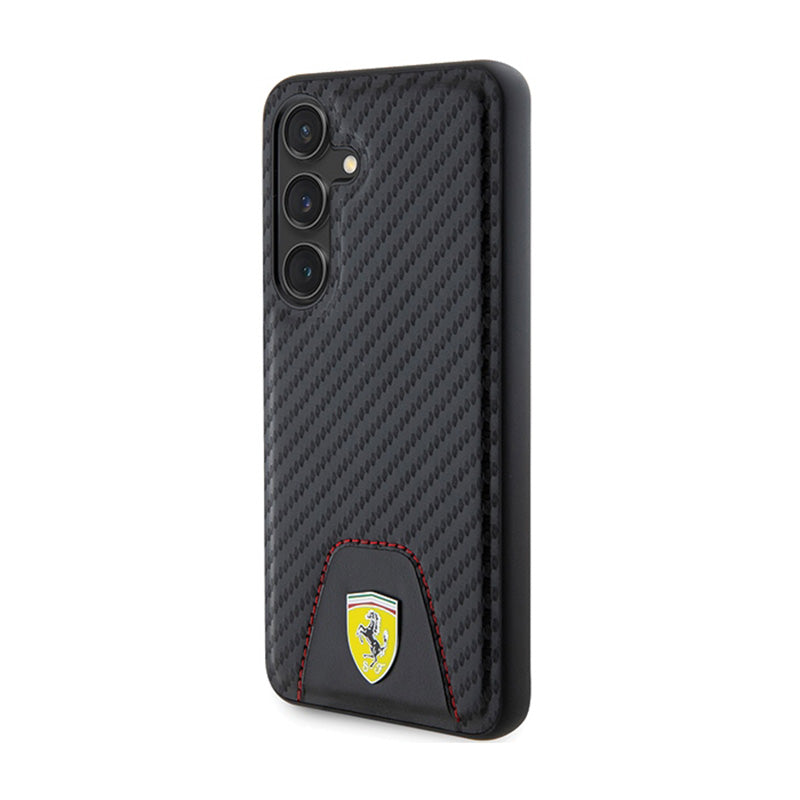 Ferrari Carbon Stitched Bottom - case for Samsung Galaxy S24 (black) (2)