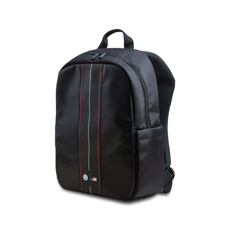 BMW Carbon Red Stripes - Backpack for 16" laptop (black) (2)