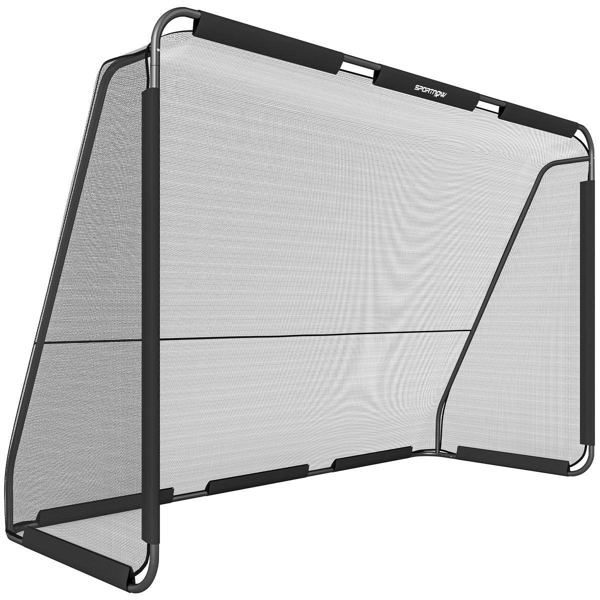 Large garden football goal 300 x 200 cm for teenagers & adults outdoor goal with tear-resistant net and rounded
