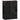 Shoe cabinet with quiet safety opening, 6 tiers, handleless design, high-gloss black
