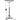 Punching bag stand, height-adjustable, with speed bag, metal frame, 160L x 145W x 175-220H cm, black