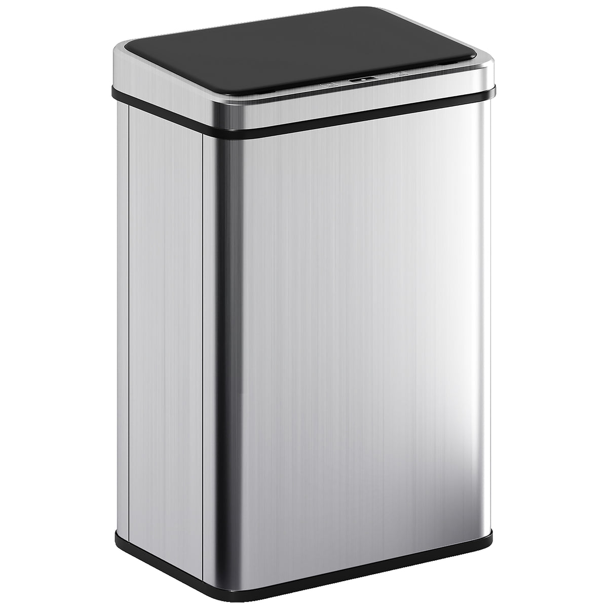 40L Sensor Trash Can Stainless Steel Automatic Waste Bin with Soft-Close Lid Motion Sensor 35.5 x 26 x 55 cm