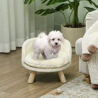 Pet bed for dogs and cats, soft & washable cushion, protective rim, 40.5 x 40.5 x 33 cm (10)