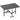 Foldable Dining Table, Kitchen Table for 4-6 People with 6 Wheels, Mobile Folding Table for Small Spaces