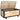 Garden storage box, 121 liters, 2 wheels, weatherproof, metal hinges, natural wood, 100x50x43 cm