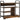 4-tier shoe rack, open design, metal frame, adjustable feet, 70x30x65 cm, brown/black