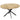 Extendable dining table for 4–6 people, industrial-style kitchen table with spider leg, natural