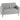 Two-seater sofa with storage, button tufting, cushions, rubberwood, 117x62x78cm, light gray