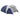 Camping tent for 3-4 people, robust, with carrying bag, 2 openings, accessories, blue