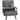 Scandinavian-style recliner, lounge chair, reading chair. Incl. button-tufted cushion, black + natural