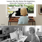 Cat desk bed, cat bed for desk with 360° rotation, adjustable height, cat lounger with removable (4)