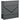 Mailbox with lid, 2 bottom drainage holes, steel, with lock, gray