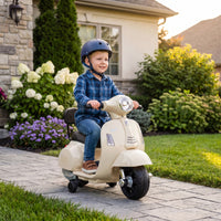 Electric Motorcycle for Kids Mini Vespa GTS 6V Electric Motorbike with Lithium Battery Ergonomic Seat Backrest (8)