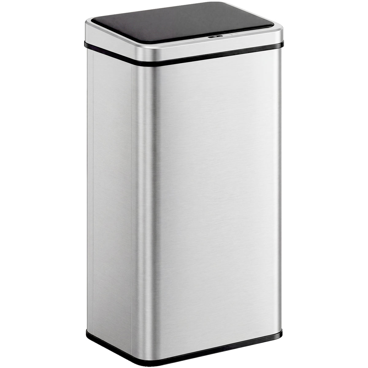 Sensor Trash Can 50L Stainless Steel Automatic Waste Bin with Soft-Close Lid Motion Sensor 35.5 x 26 x 67 cm