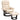 Recliner with footstool, adjustable armchair, faux leather cover, upholstered armchair with foldable backrest