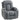 Massage chair with rocking, reclining & heating function, 3 modes, swivel, light grey