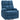 Recliner with footrest, lounge chair, swivel, up to 150 kg, steel frame, 88x96x108cm, dark blue