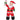 Inflatable Santa Claus with LED lighting incl. blower, tether ropes, ground stakes, sandbags, 140cm x 85cm x