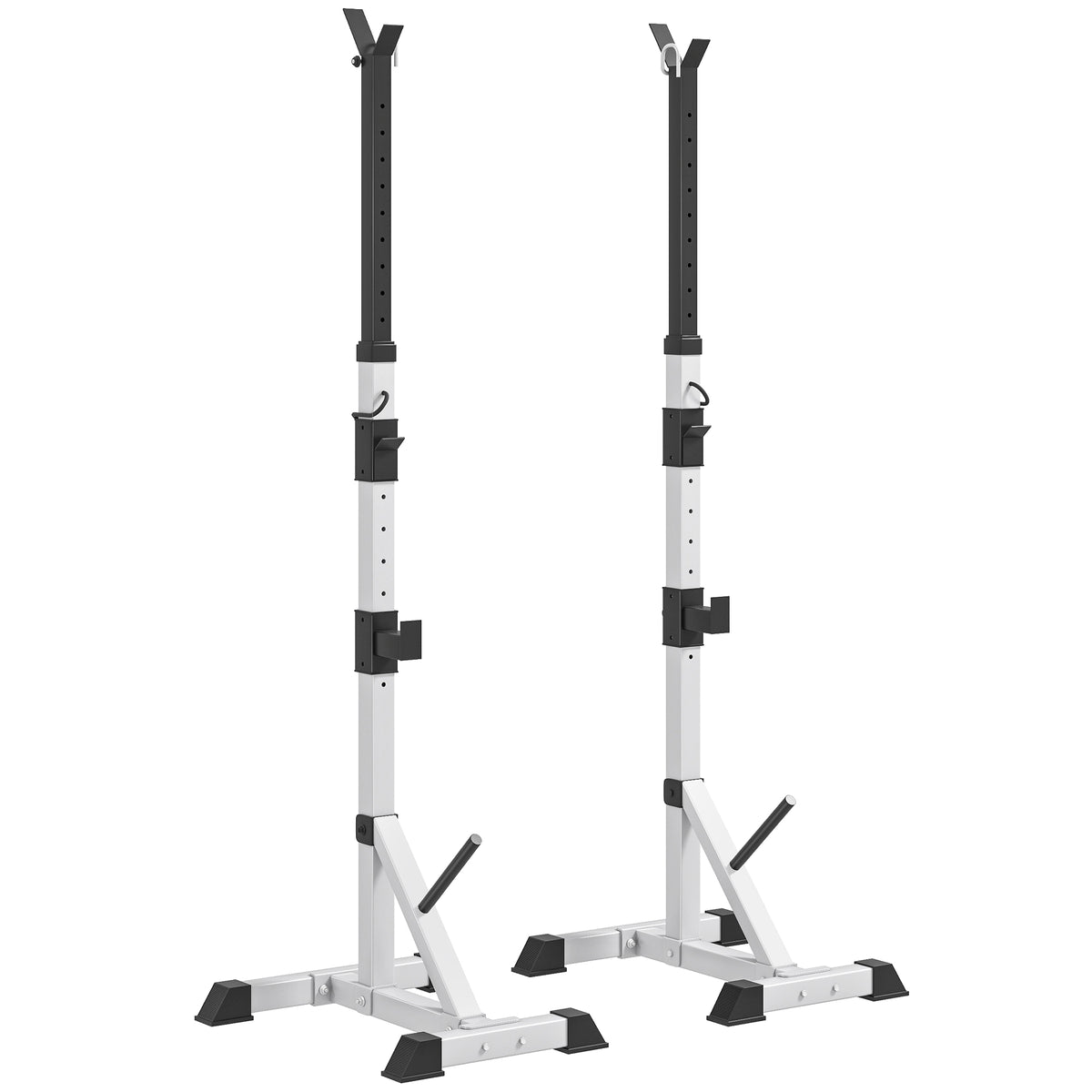Set of 2 Dumbbell Racks, 3-Tier, Height-Adjustable, Steel Dumbbell Stand, Load Capacity up to 200 kg
