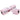 Adjustable dumbbell, 2 x 5kg dumbbells with non-slip grip, square steel dumbbell set pink