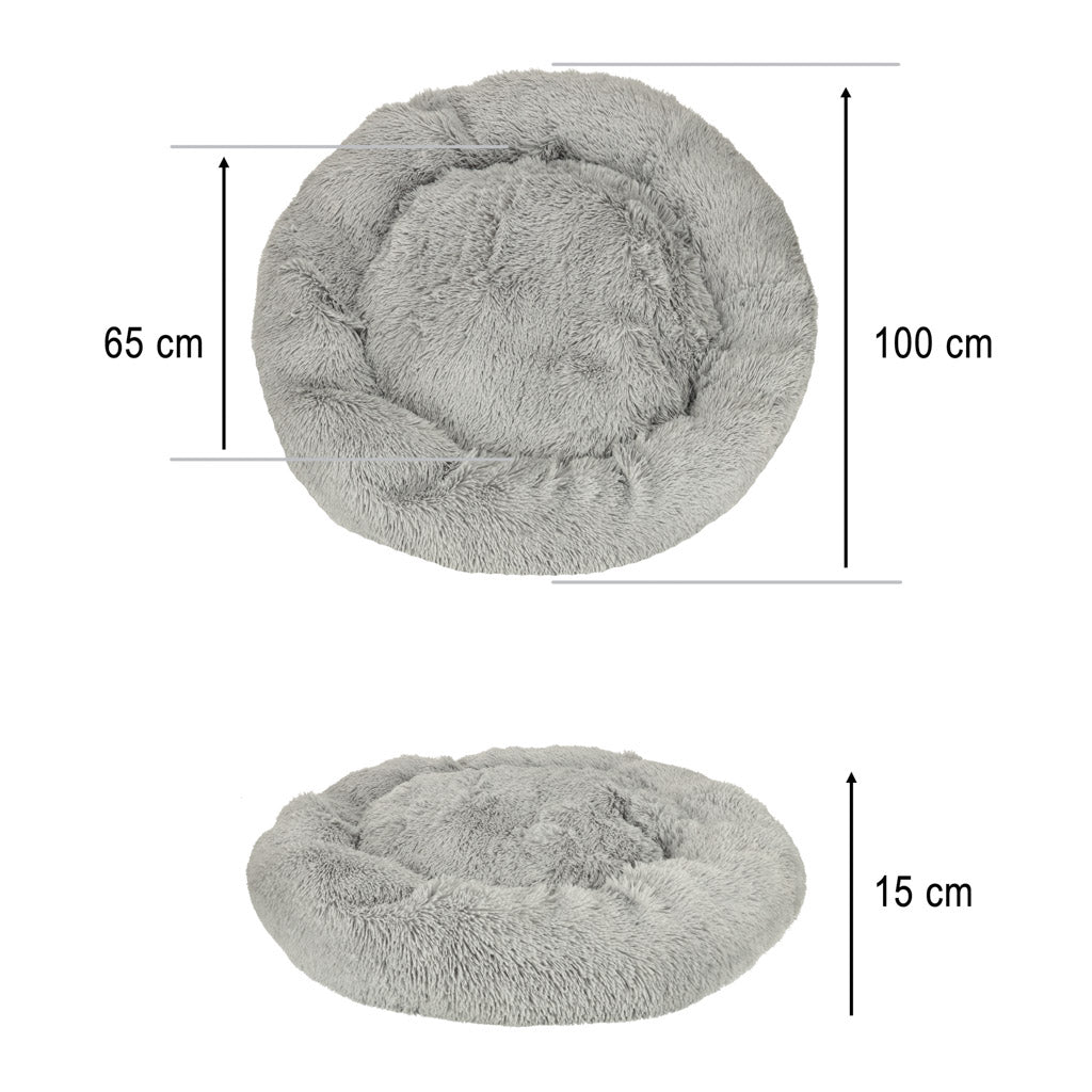 IKONKA Hundebett Katzenbett Laufstall 100cm hellgrau – Produktabbildung 7