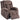 Recliner chair with vibration massage and heat, manually adjustable swivel chair with rocking function and