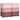 Children's storage box, kids' storage box, 3 drawers, pink