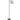 Floor lamp, adjustable light options, foot switch, remote control, metal, black