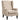 Elegant wingback chair, thickly upholstered, removable cover, 74 x 87 x 102 cm, beige