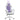Gaming Chair Ergonomic Gamer Chair with Lumbar Support, Footrest, Bunny Ear Headrest, Purple
